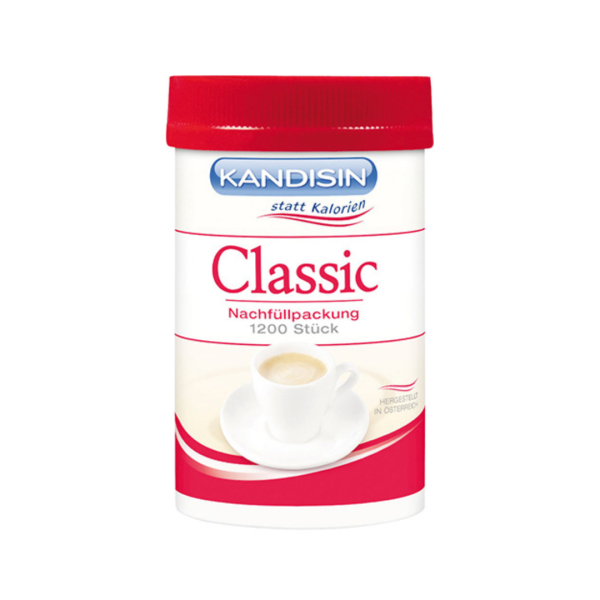 Kandisin Classic Nachfüllpackung für den Süßstoff-Spender, 1200 Stück,